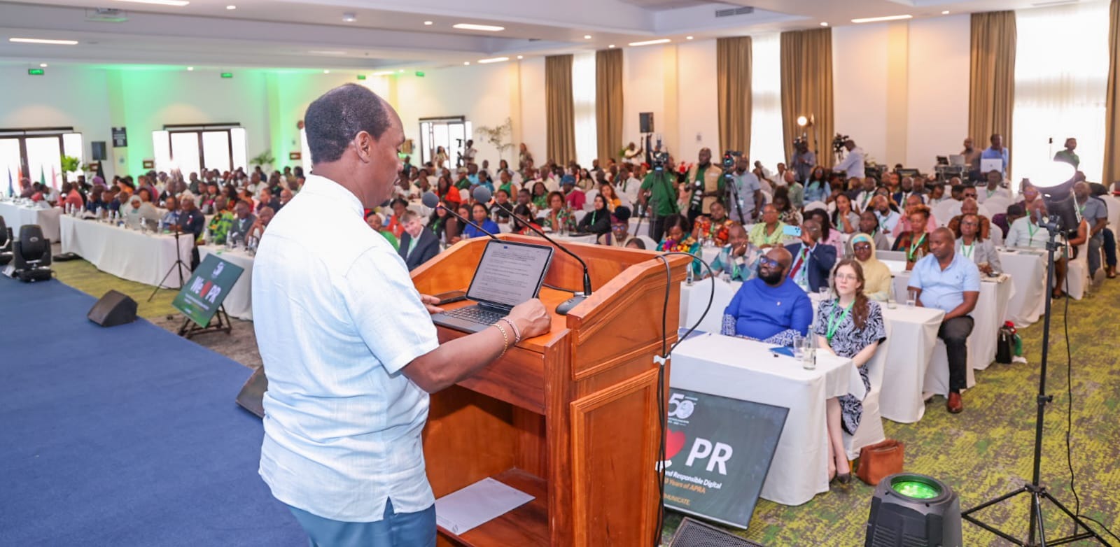CS Hon. William Kabogo Gitau has officially opened The African Public Relations Association (APRA) 36th Annual Conference held in Mombasa County