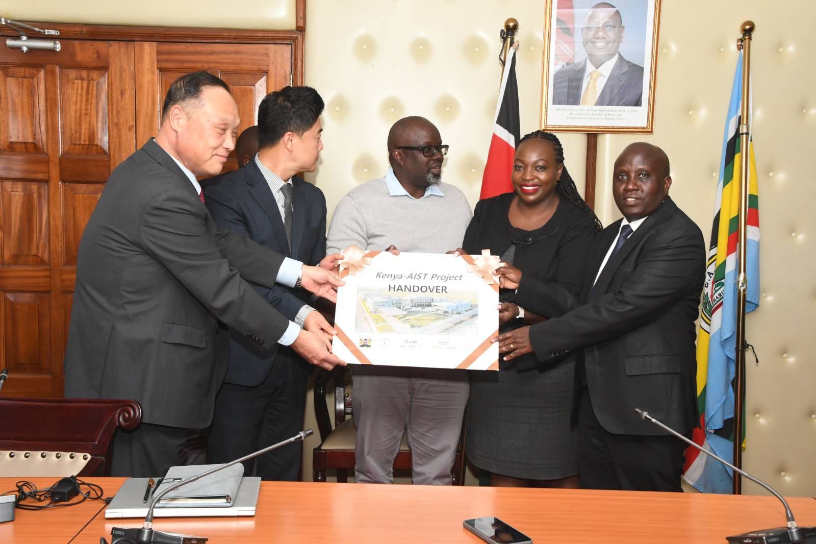PS Tanui presides over official handover of Kenya-AIST Project