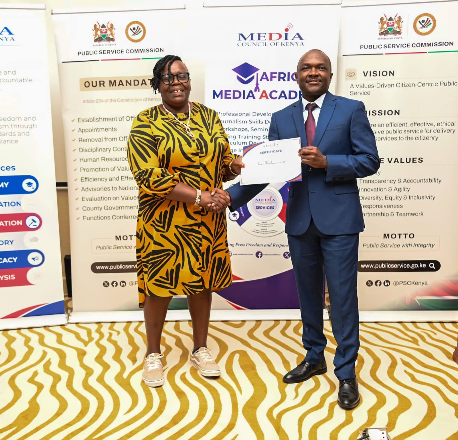 PSC Commissioners trained on media