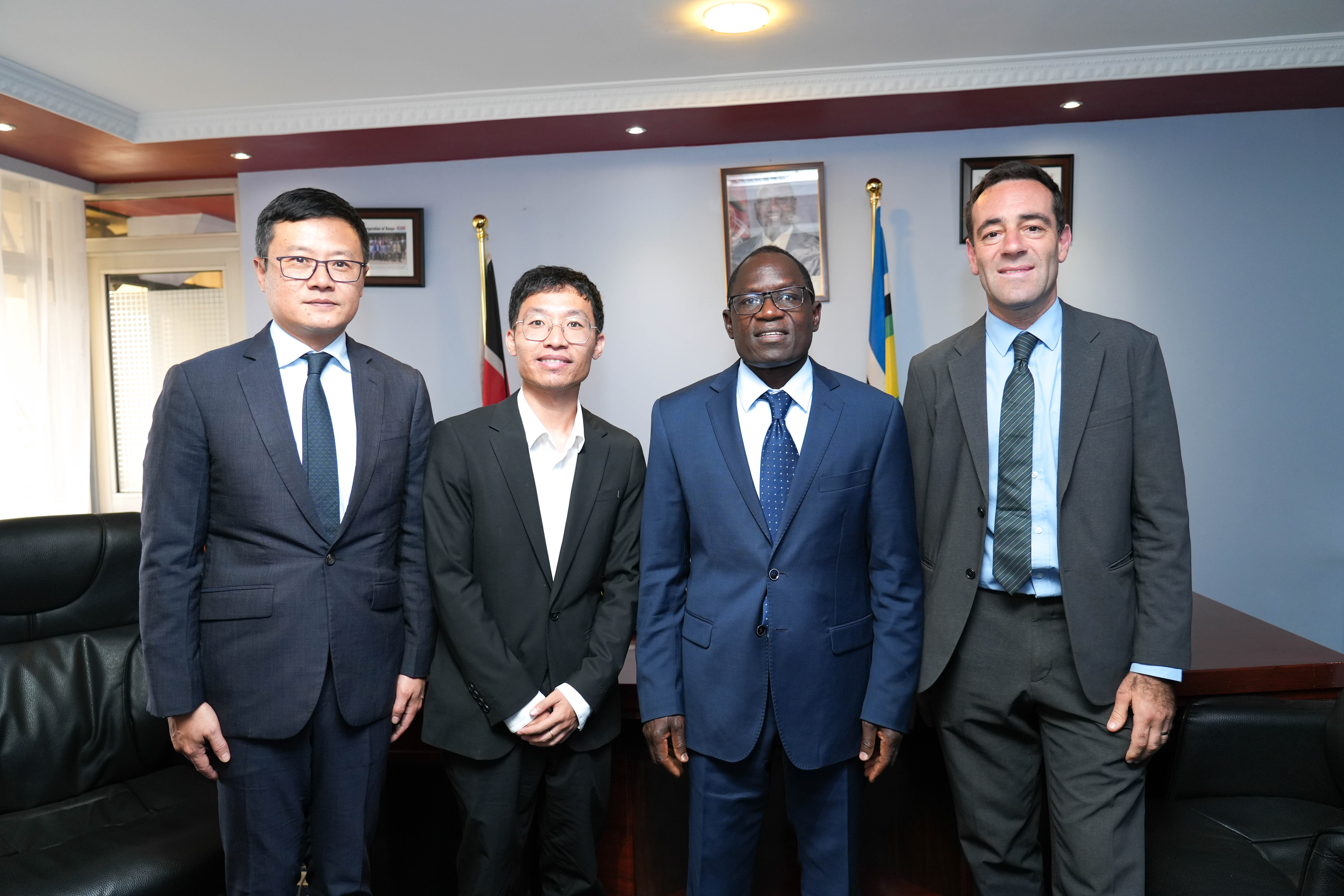 PS Stephen Isaboke, EBS, hosted a delegation from Huawei Kenya