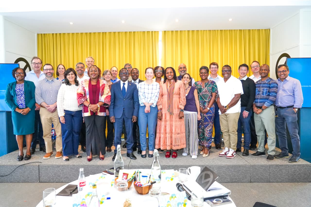 PS Stephen Isaboke (centre) at the Global Growth and Opportunities Event hosted by Gates Foundation.