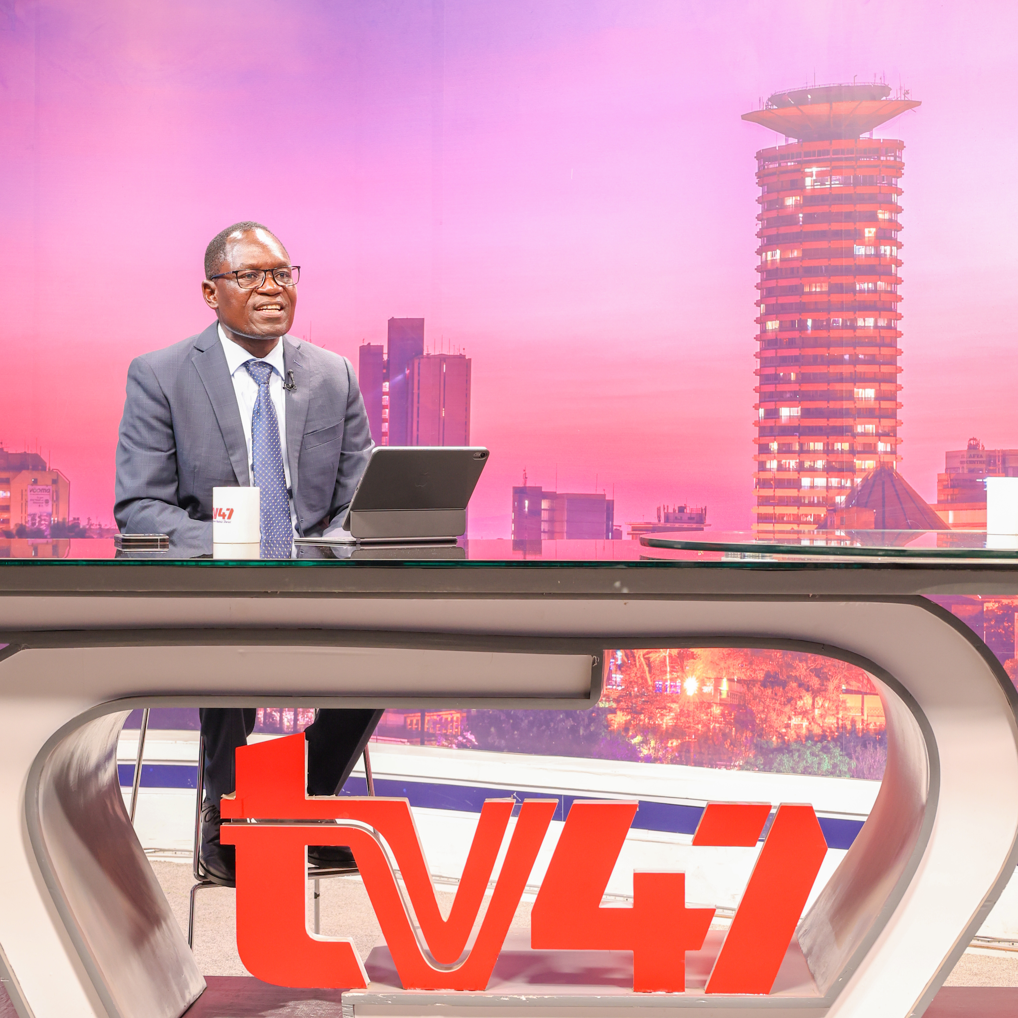 PS Stephen Isaboke, EBS, at the TV47 Studios