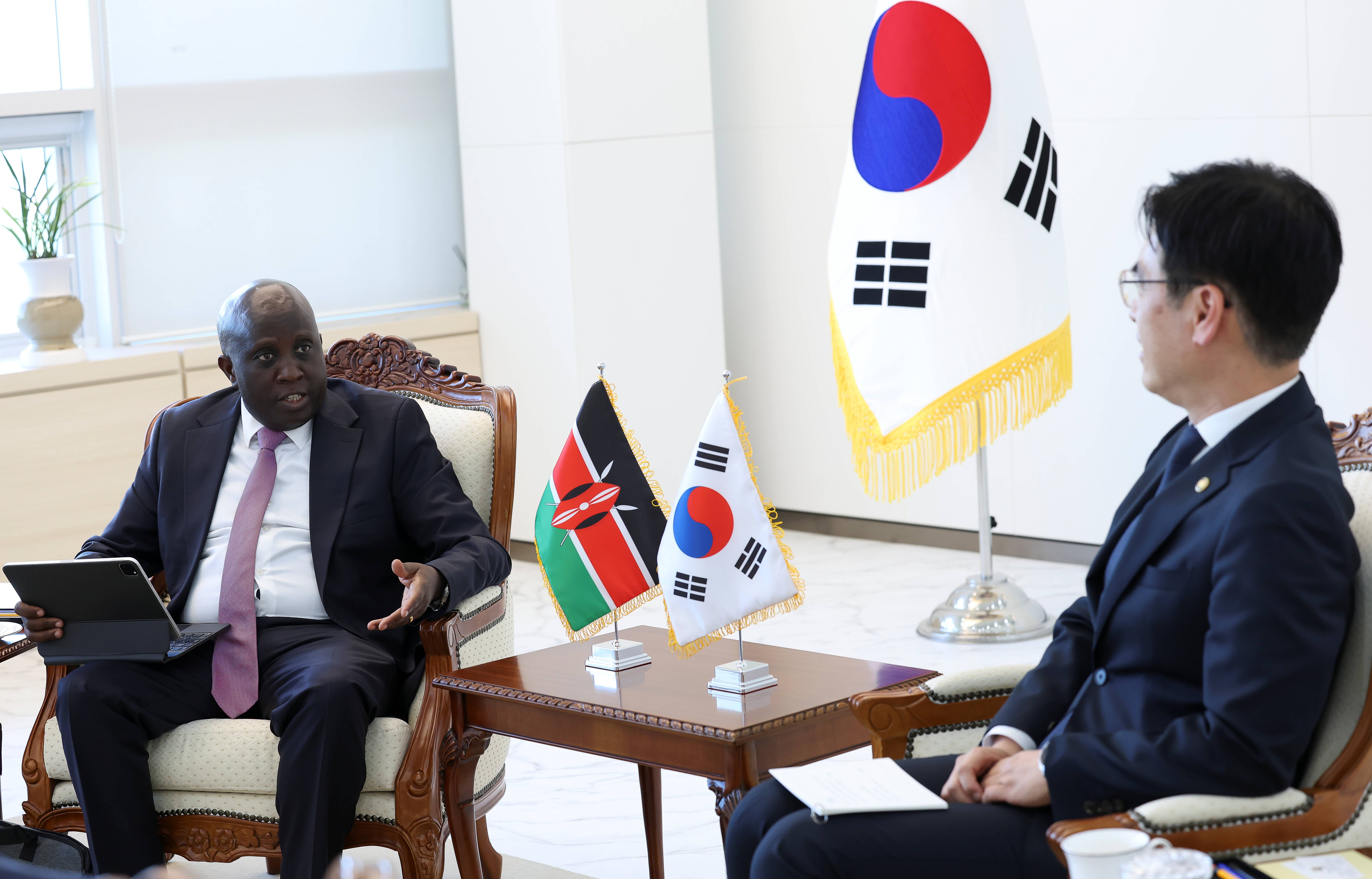 PS ICT and Digital Economy Eng. John Kipchumba Tanui Meets South Korea’s Vice Minister for Interior and Safety Korea