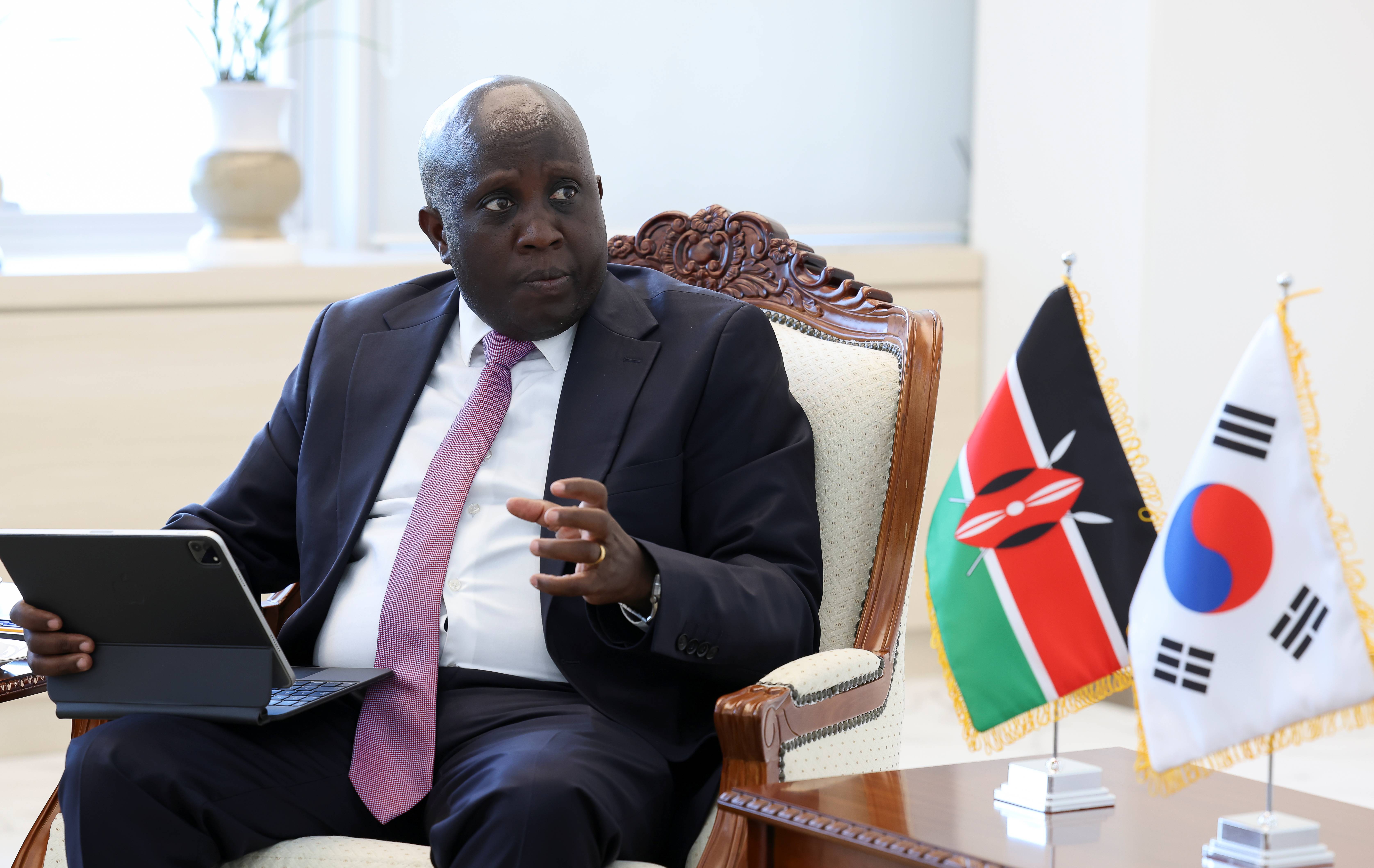 PS ICT and Digital Economy Eng. John Kipchumba Tanui Meets South Korea’s Vice Minister for Interior and Safety Korea