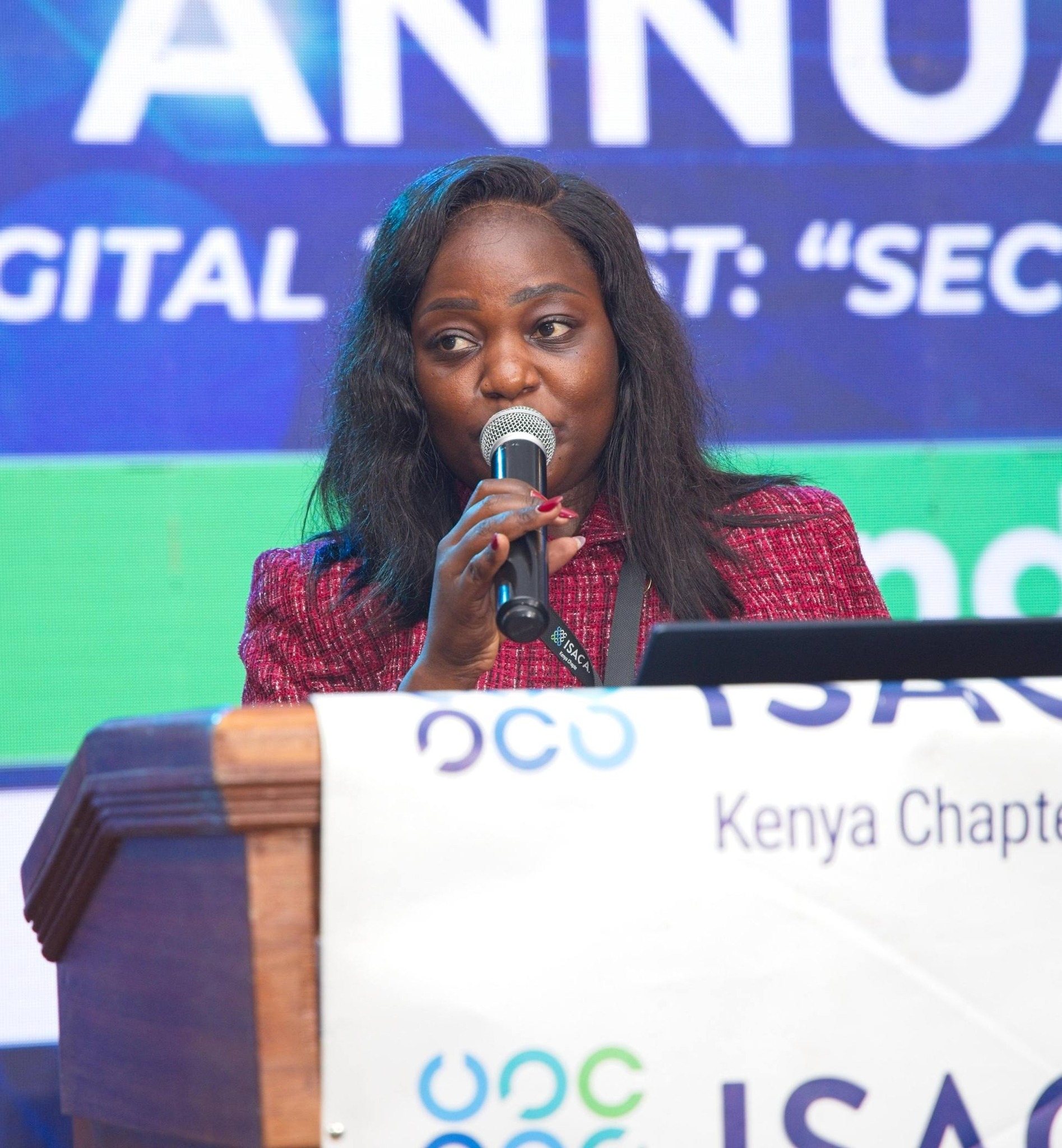 Officially opening the ISACA Kenya Chapter 2026 Annual Conference