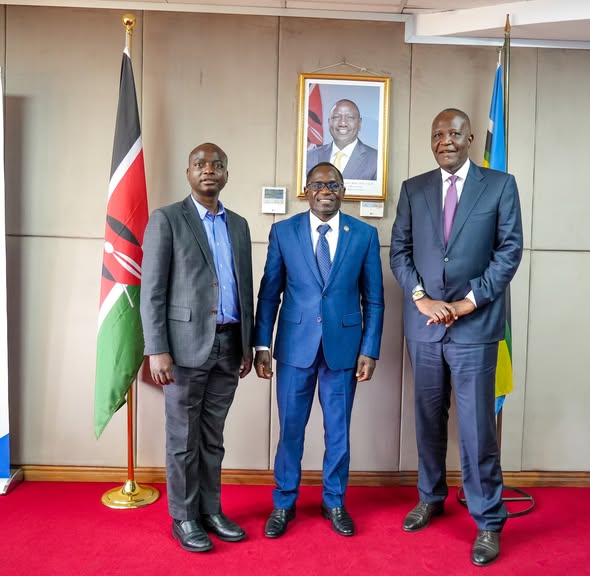 PS Stephen Isaboke Hosts Zambia’s Technology Minister