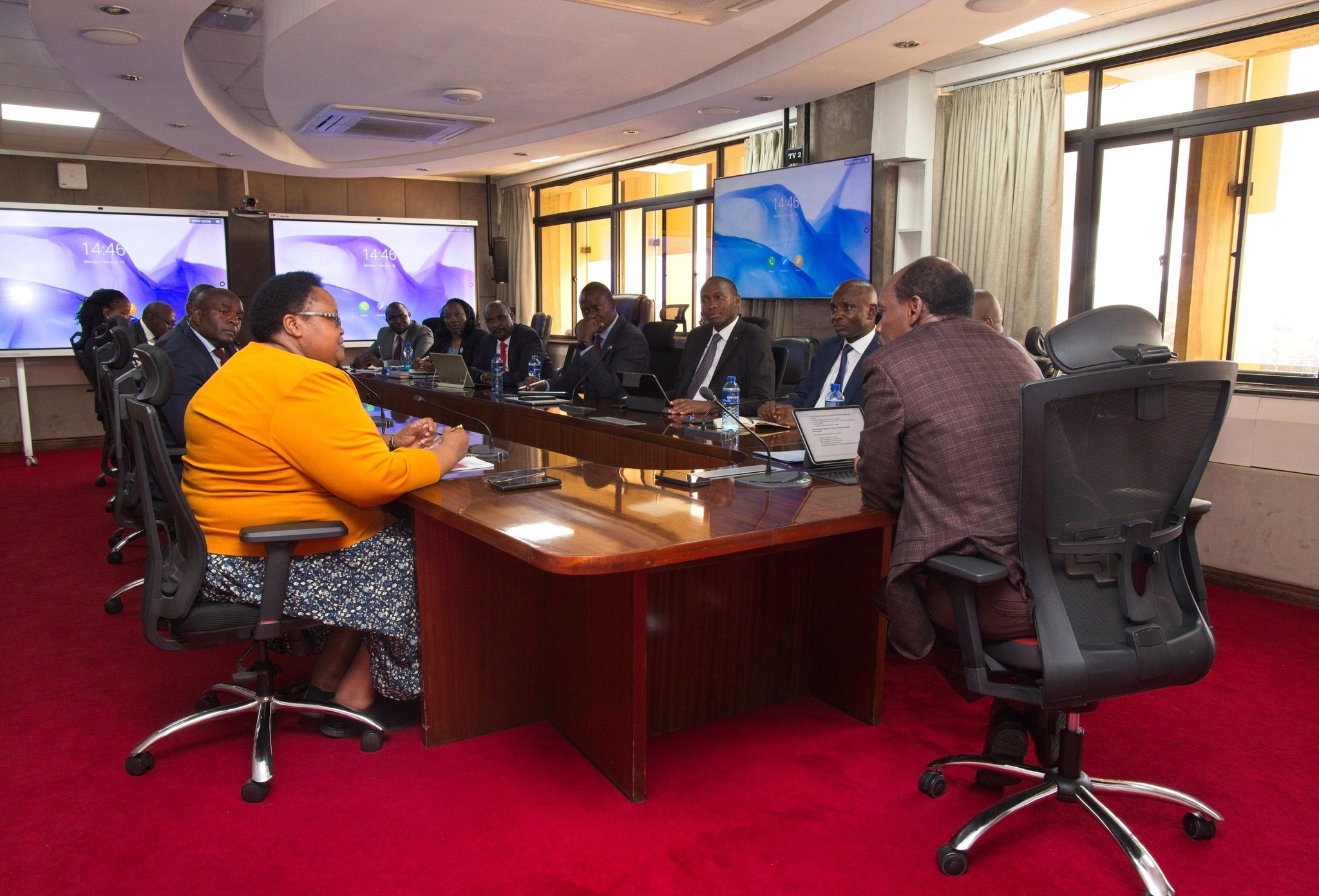 Cabinet Secretary Meets ICTA Leadership