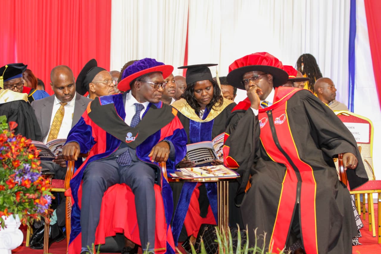 PS Broadcasting & Telecommunications graced the 12th Graduation Ceremony of the Multimedia University of Kenya (MMU) as Chief Guest