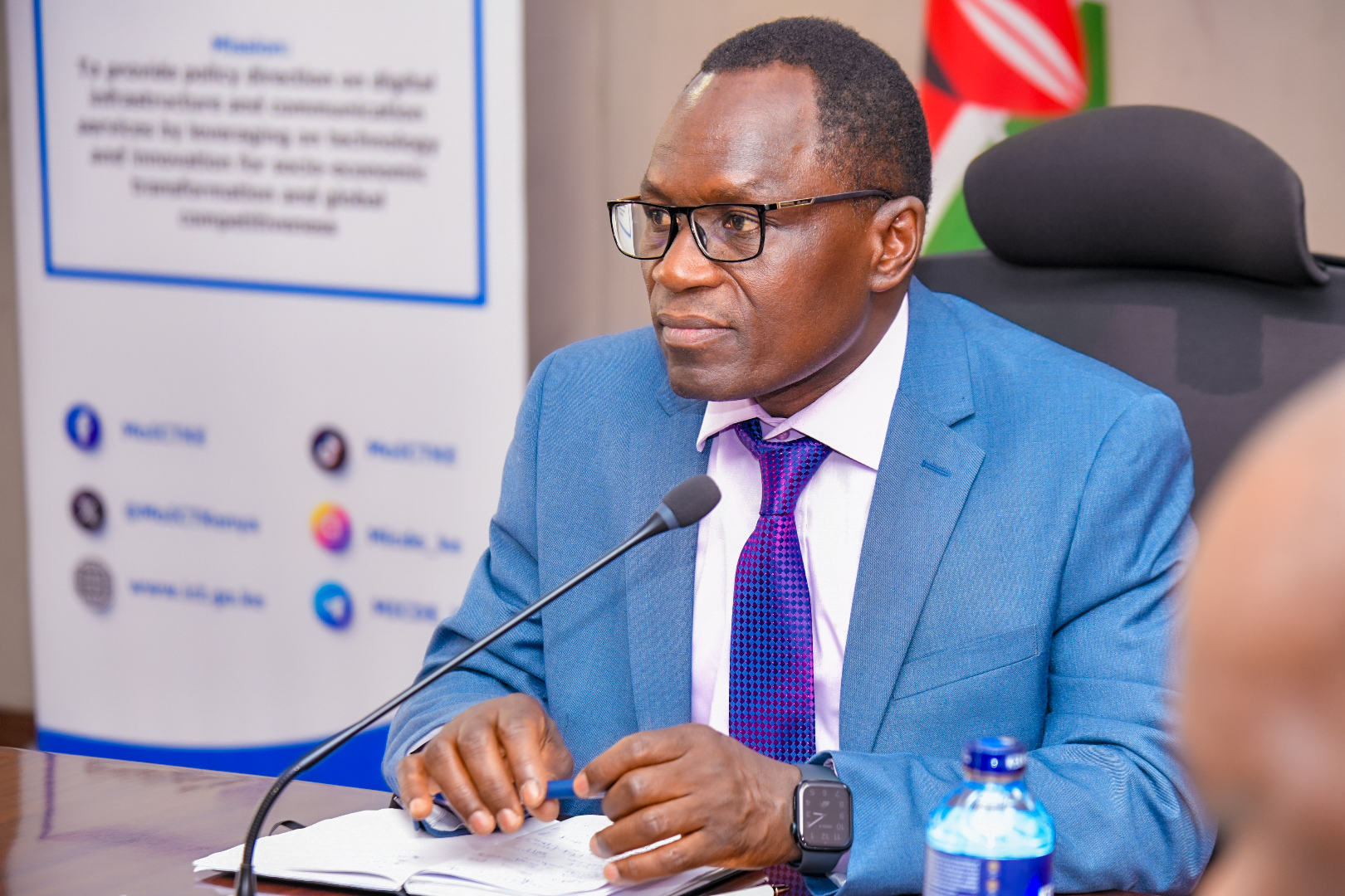PS Stephen Isaboke Engages South Africa Delegation on Government Communication