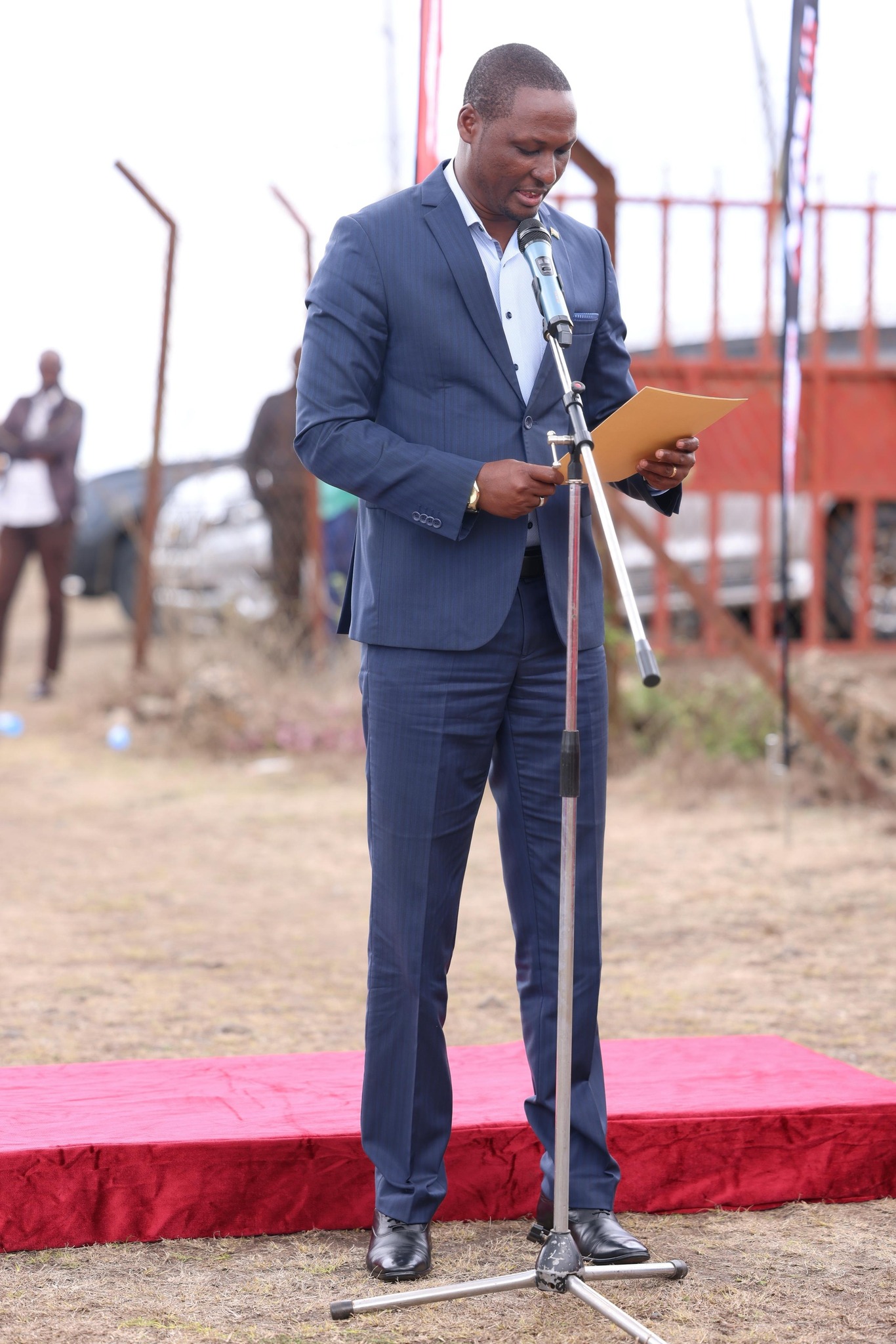CS H.E. Hon. William Kabogo Gitau has presided over the official launch of KBC's Nosim FM Transmitter in Oleleshwa Hills