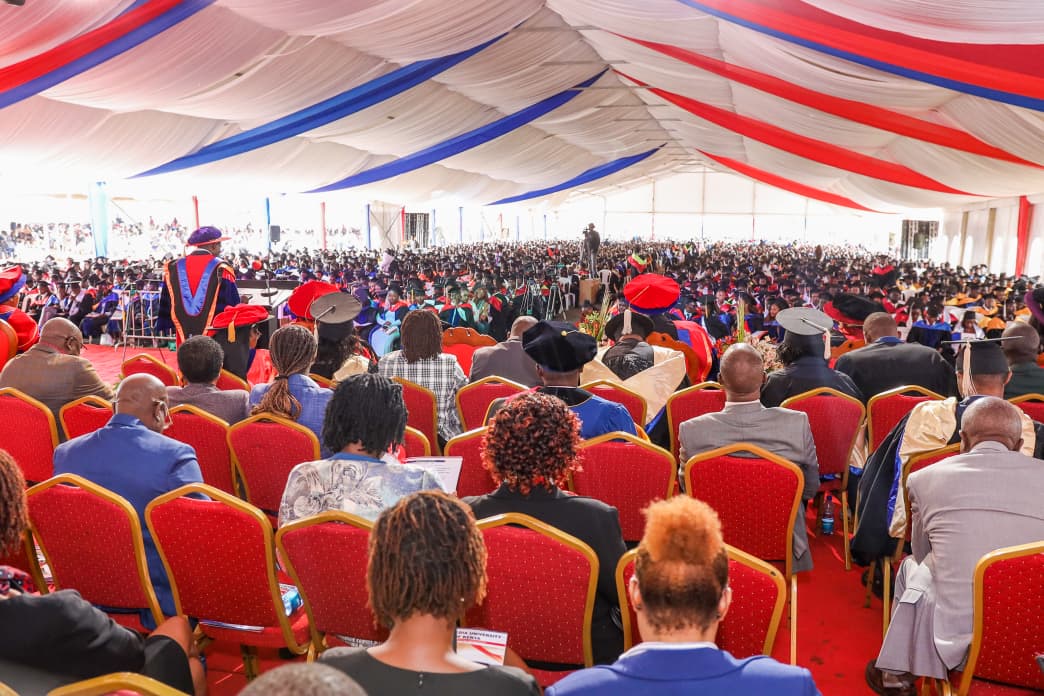 PS Broadcasting & Telecommunications graced the 12th Graduation Ceremony of the Multimedia University of Kenya (MMU) as Chief Guest