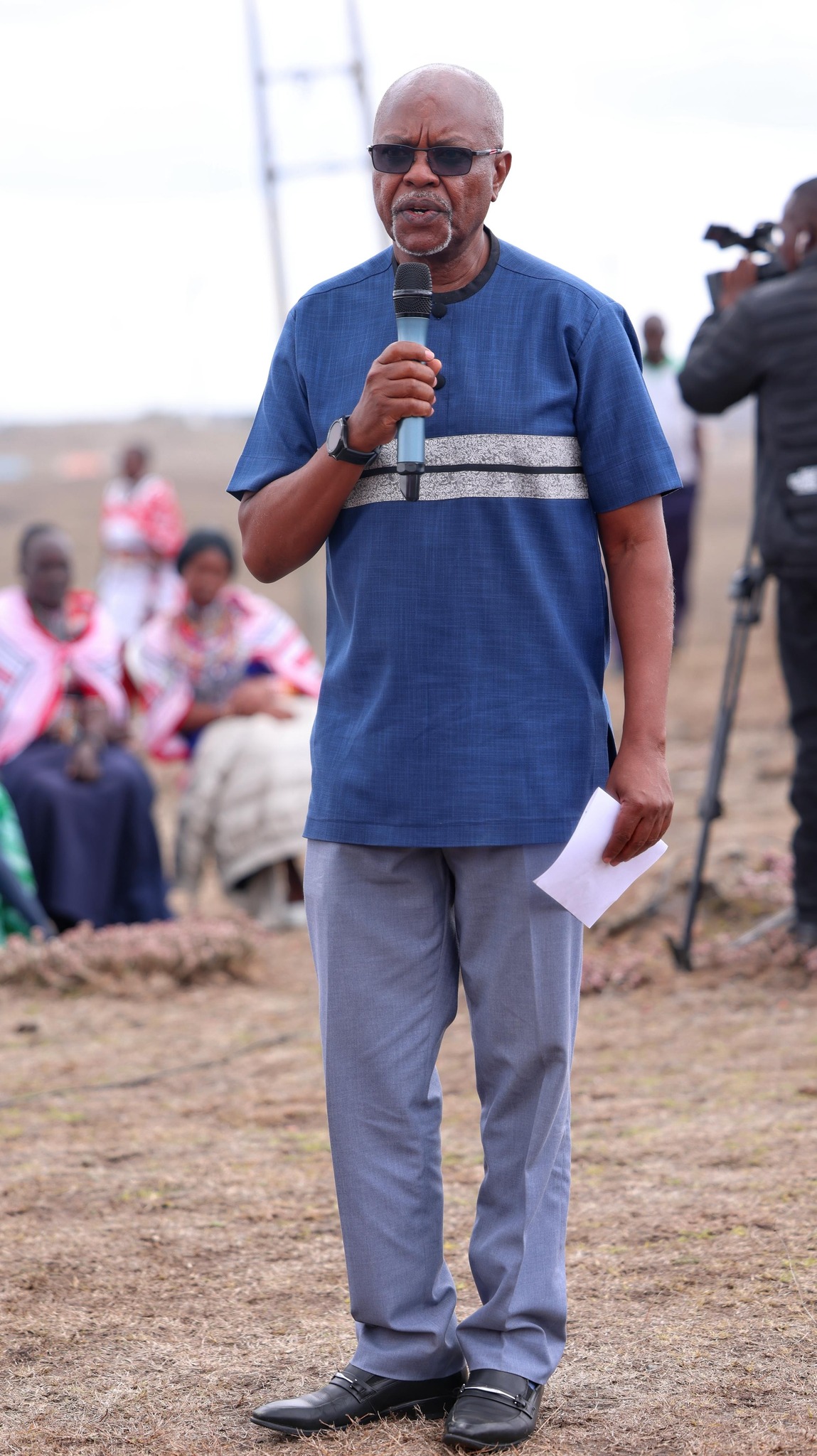 CS H.E. Hon. William Kabogo Gitau has presided over the official launch of KBC's Nosim FM Transmitter in Oleleshwa Hills