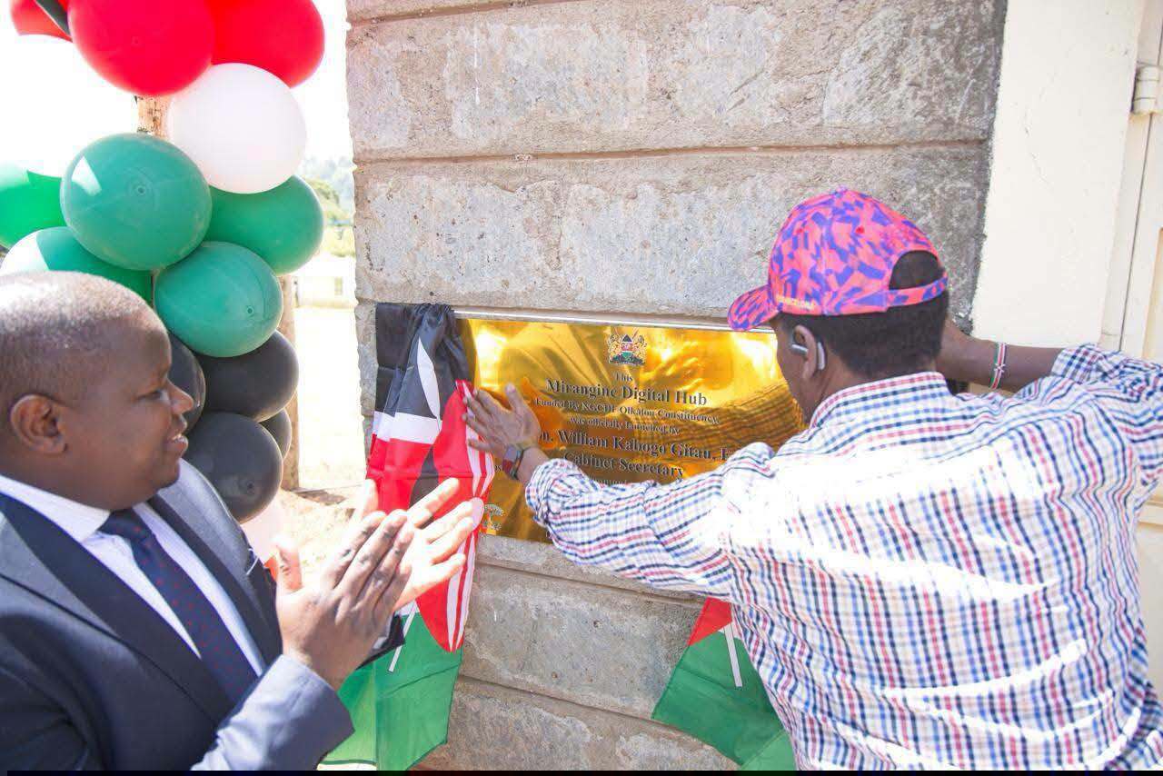 Official Launch of Three Digital Hubs in OlKalou Constituency