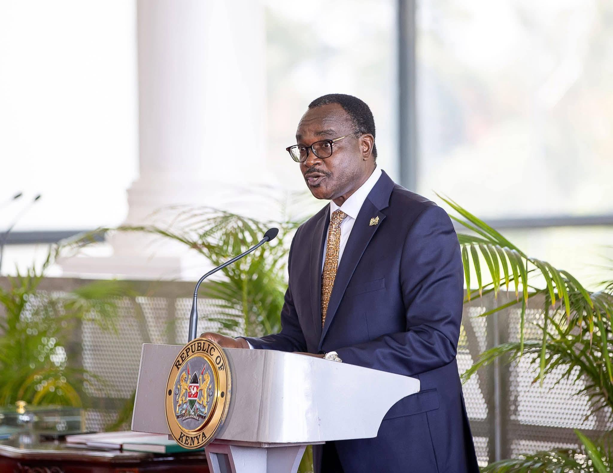 Cabinet Secretary Kabogo Joins Leaders at State House for Charter Award to Kenya-AIST 