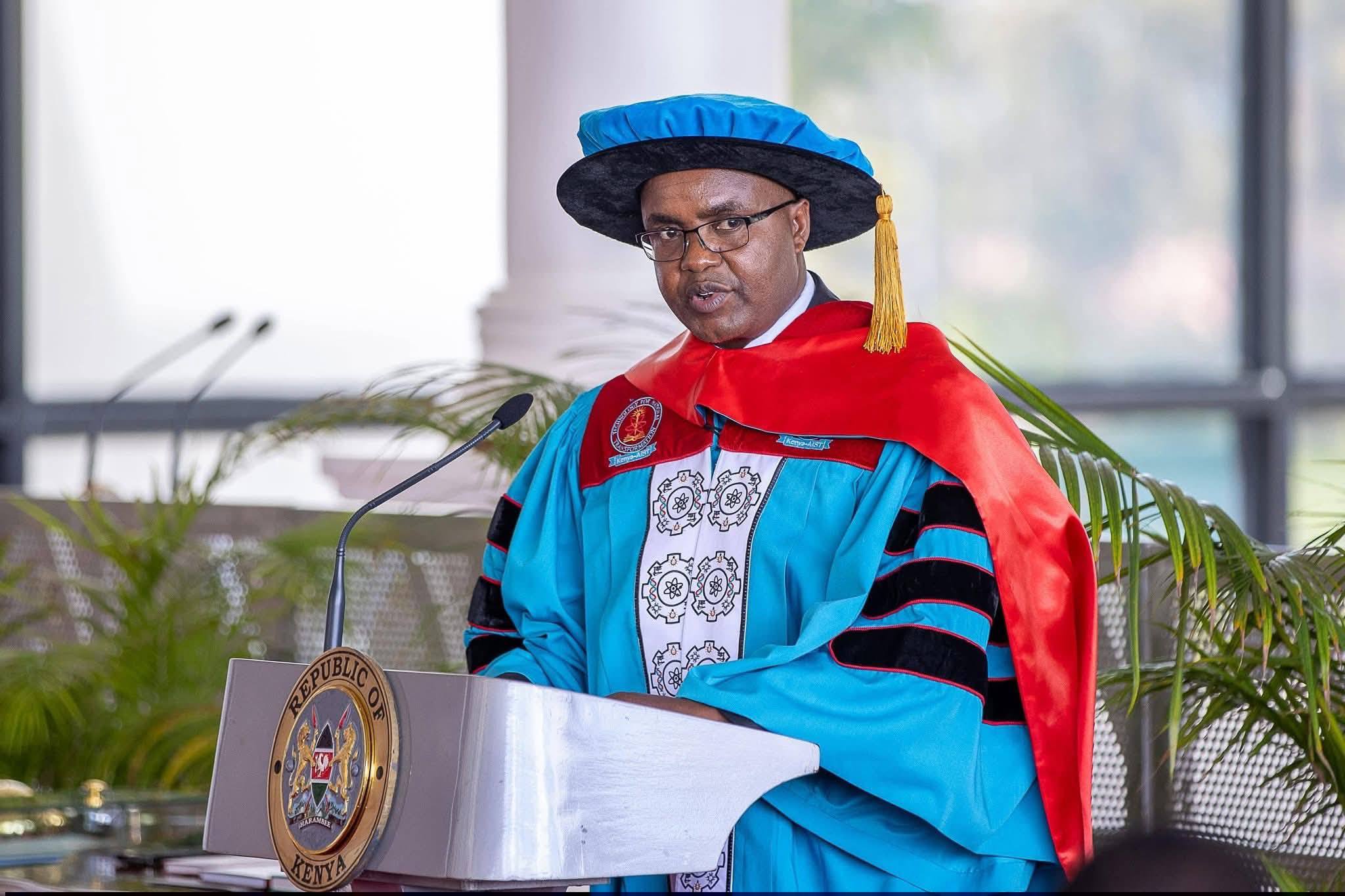 Cabinet Secretary Kabogo Joins Leaders at State House for Charter Award to Kenya-AIST 