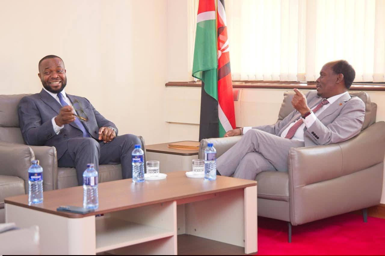 Cabinet Secretary William Kabogo, EGH, hosts his counterpart, Dr.Bosun Tijani, Nigerian Minister