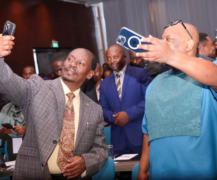  CS Hon. William Kabogo Gitau presides over the official opening of Africa CISO Summit 2025 held in Nairobi.