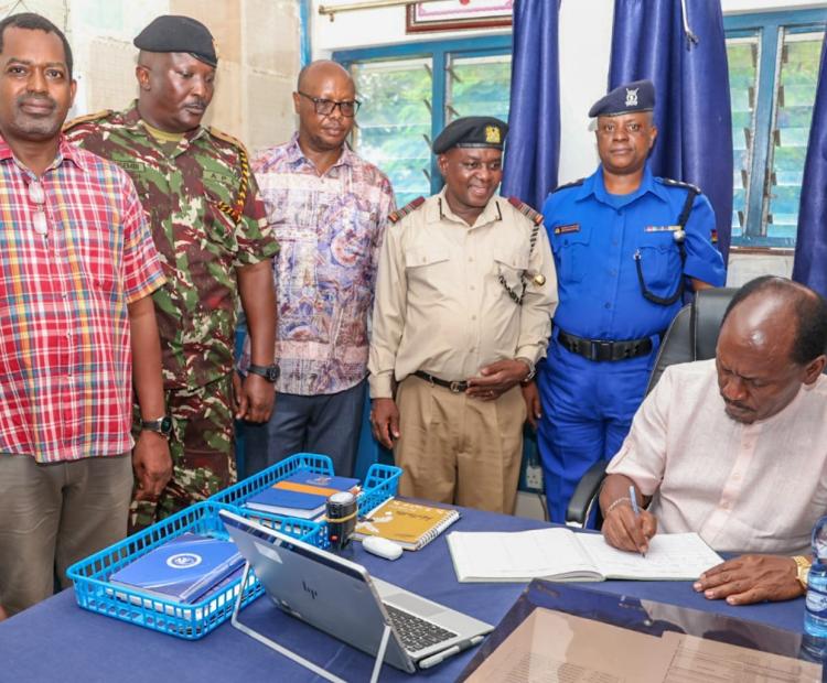 Diani Police station is among the 35 sites connected to public Wi-Fi, implemented under the first phase of Digital SuperHighway 