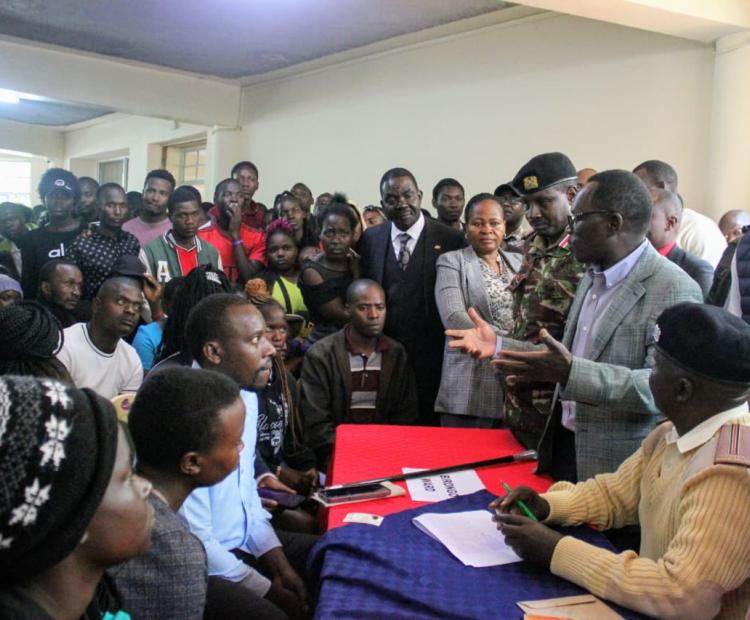 Broadcasting and Telecommunications PS Leads NYOTA Project Verification Process in Kisii County