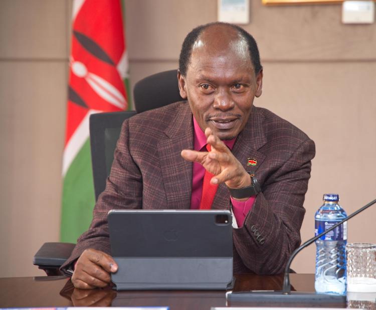 Cabinet Secretary Meets ICTA Leadership