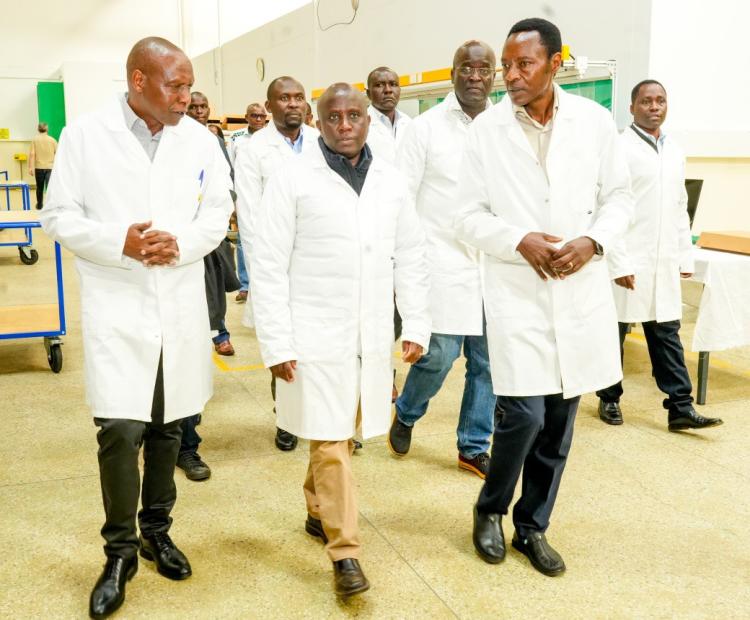 PS Tanui Tours Local Device Assembly Facility to Boost Jitume Digital Hubs