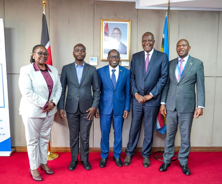PS Stephen Isaboke Hosts Zambia’s Technology Minister