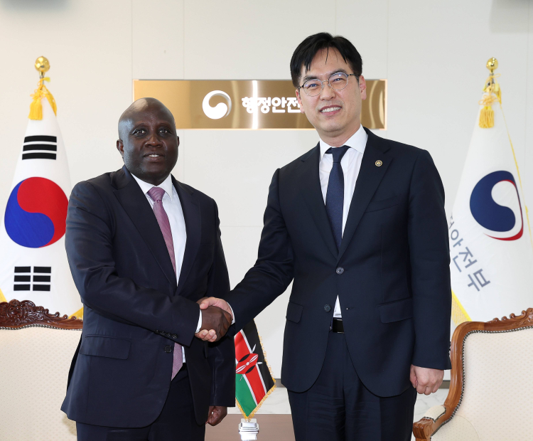 PS ICT and Digital Economy Eng. John Kipchumba Tanui Meets South Korea’s Vice Minister for Interior and Safety Korea