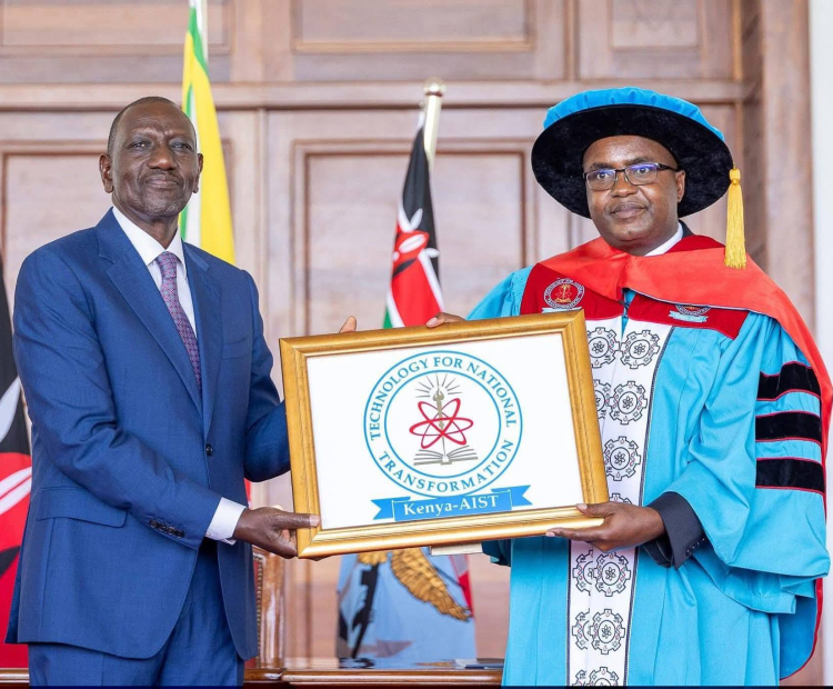 Cabinet Secretary Kabogo Joins Leaders at State House for Charter Award to Kenya-AIST 