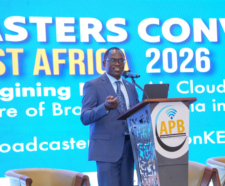 PS Stephen Isaboke officially opened the 5th East Africa Broadcasters Convention in Nairobi.