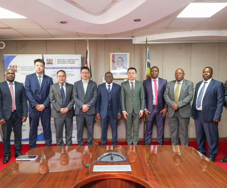 PS Isaboke hosted a delegation from Zhe Jiang Africa Service Centre 